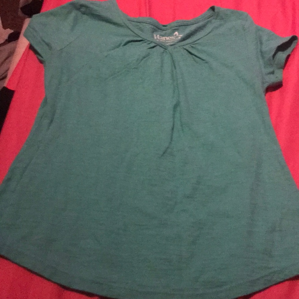 Blue short sleeve shirt